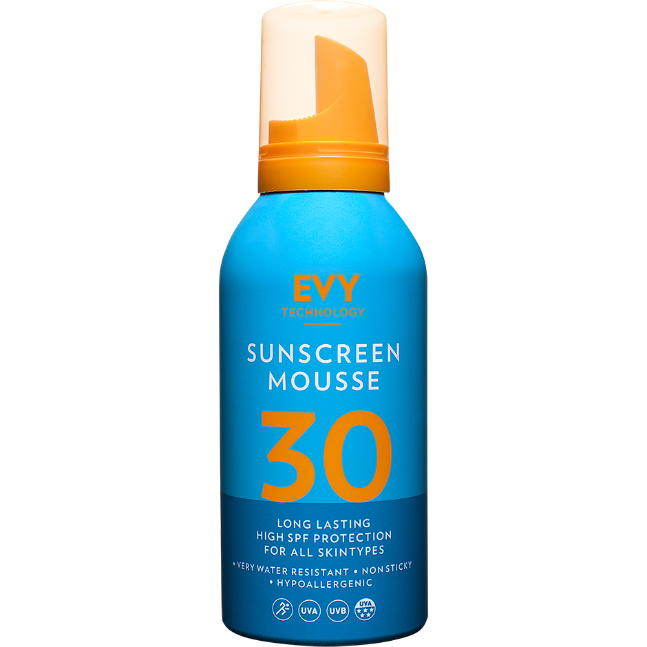 EVY Sunscreen Mousse 30 High SPF 150 ml EVY Technology Solskydd Kropp