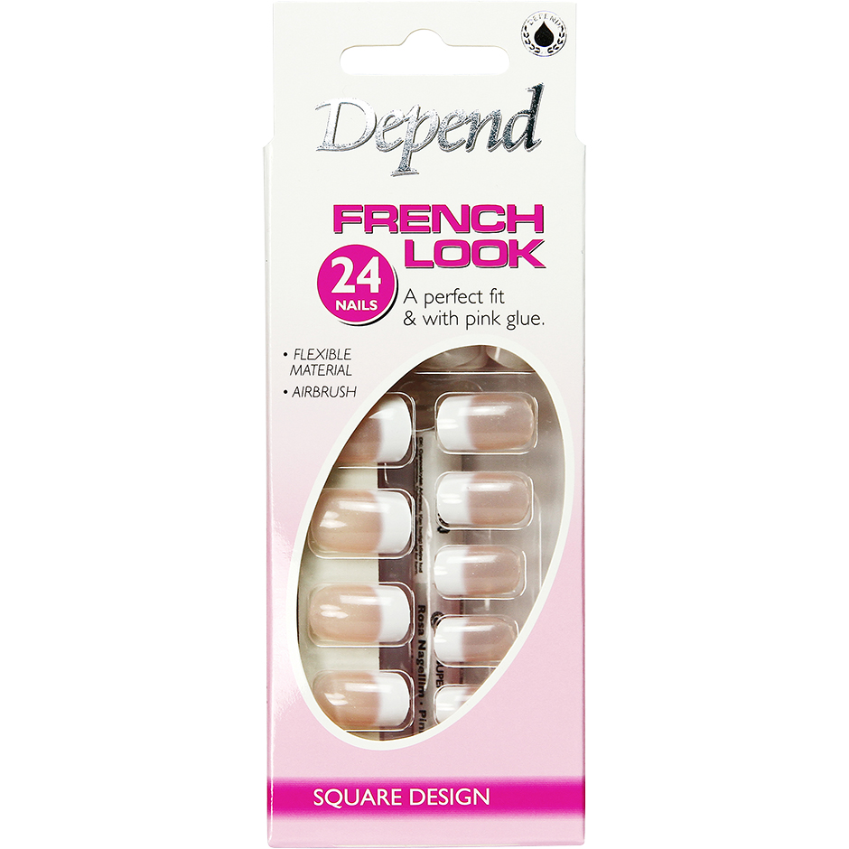 Depend French Look Square Design 6102 Depend Depend Nagellack