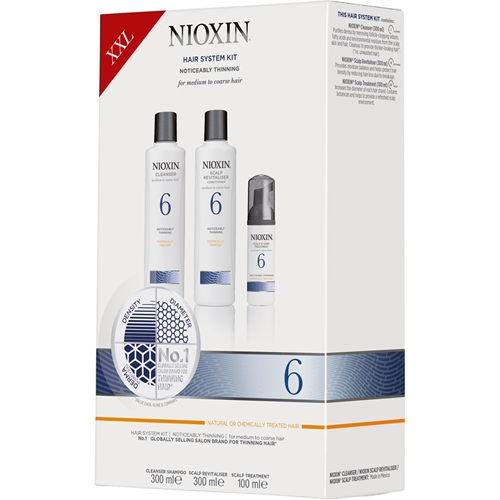 Nioxin Hair System Kit 6 (Medium to Coarse Hair)