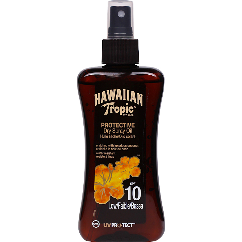 Hawaiian Tropic Protective Dry Spray Oil SPF 10 200 ml Hawaiian Tropic Solkräm
