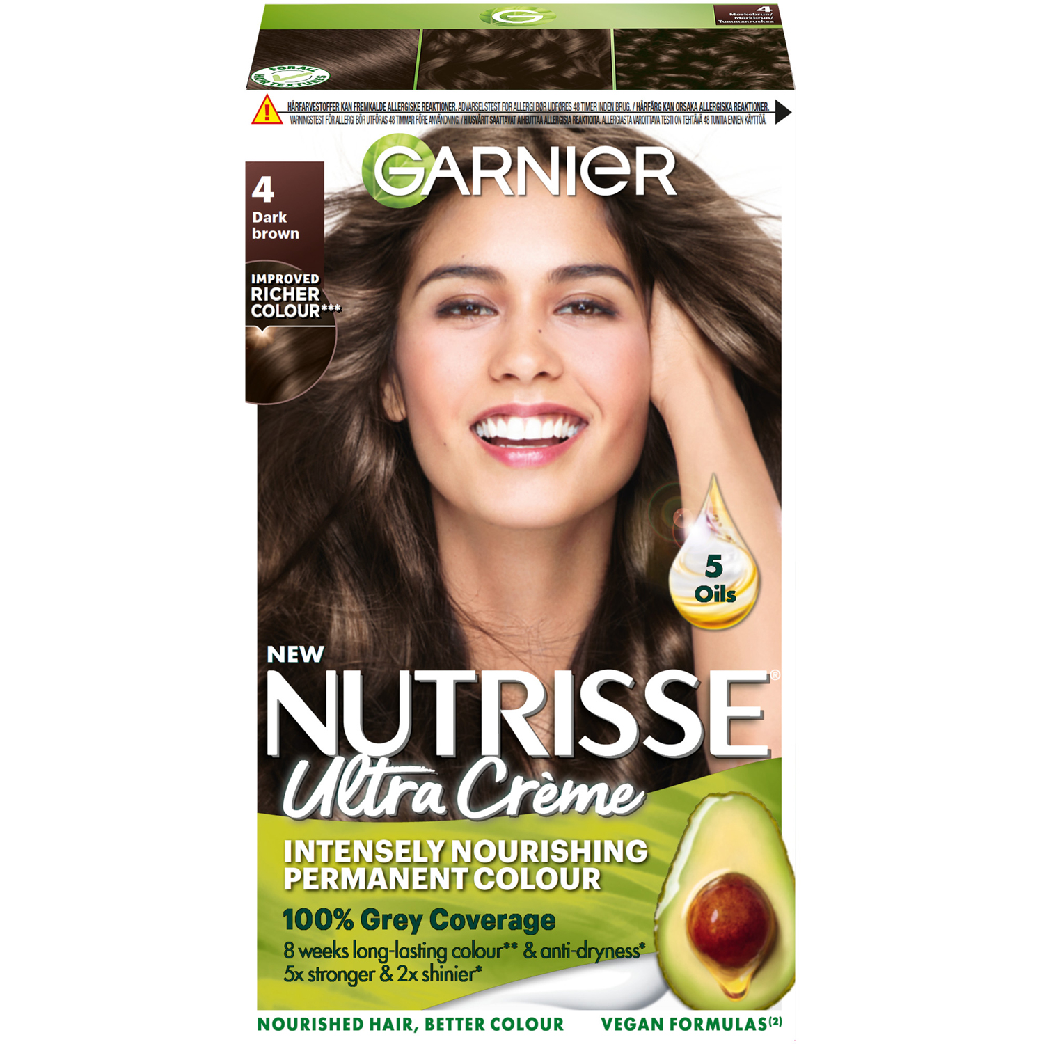 Garnier Nutrisse Cacao, Garnier Brun hårfärg